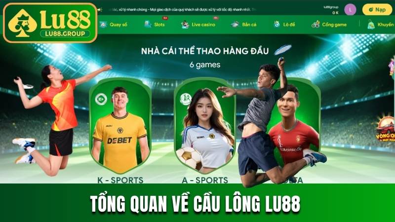 Tổng quan về cầu lông tại LU88